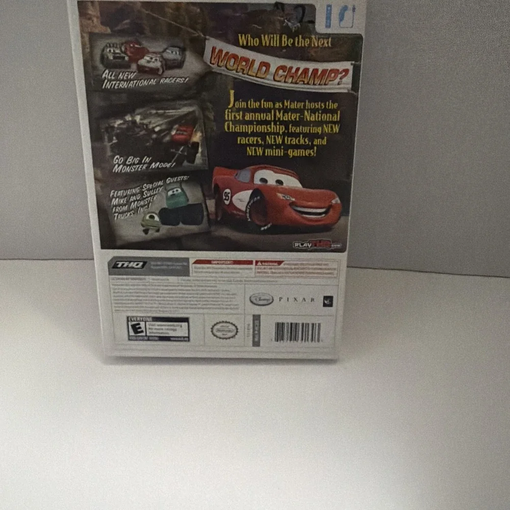 Disney Pixar Cars Mater-National Championship Nintendo Wii Racing Game THQ